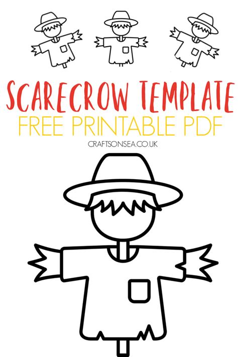 Printable Scarecrow Template